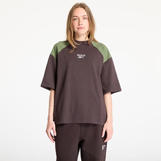Póló Reebok Cotton Shortsleeve T-Shirt UNISEX Unearthed Brown/ Breakaway Green