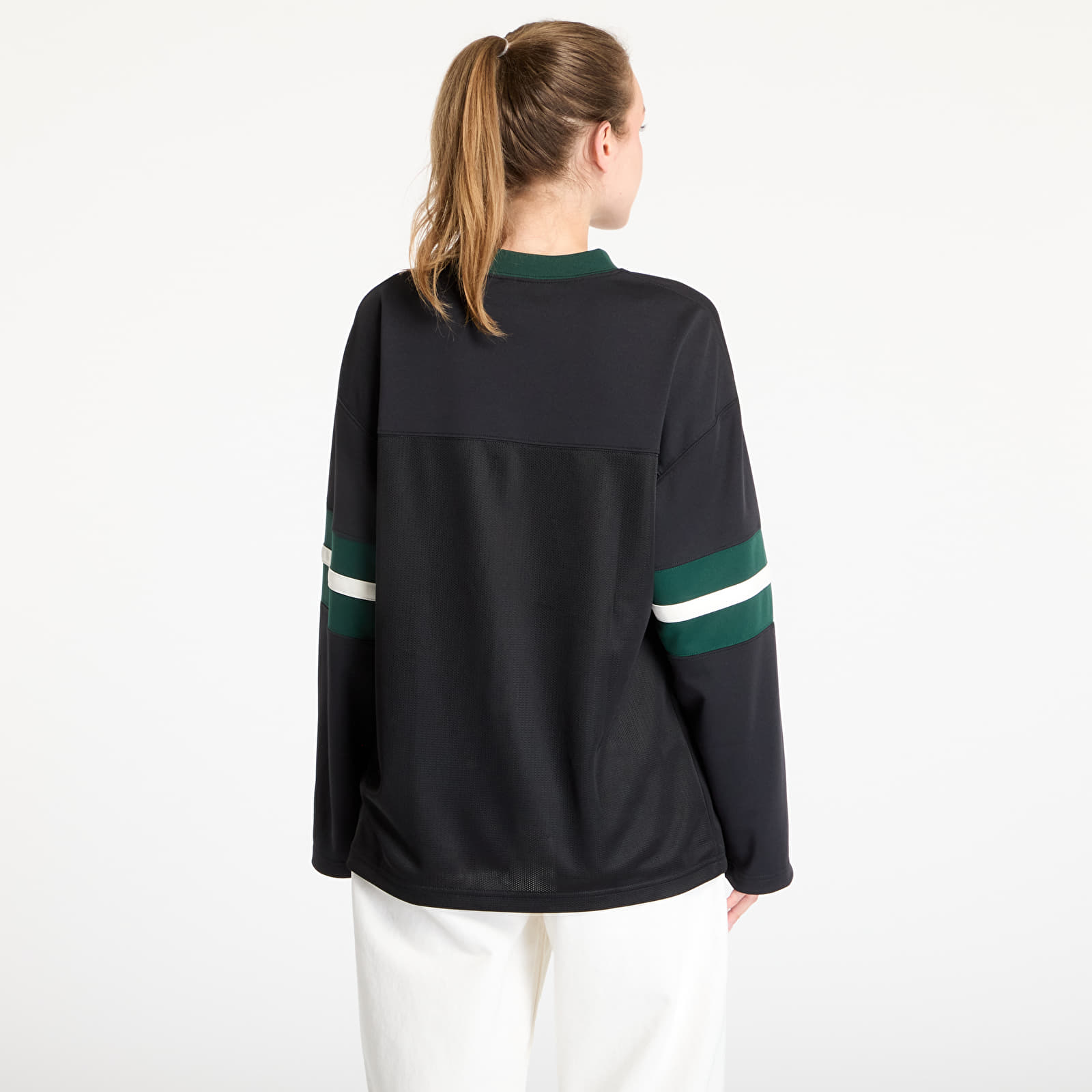 Koszulki męskie Carhartt WIP Long Sleeve Detroit Mesh T-Shirt UNISEX Black/ Conifer/ Wax