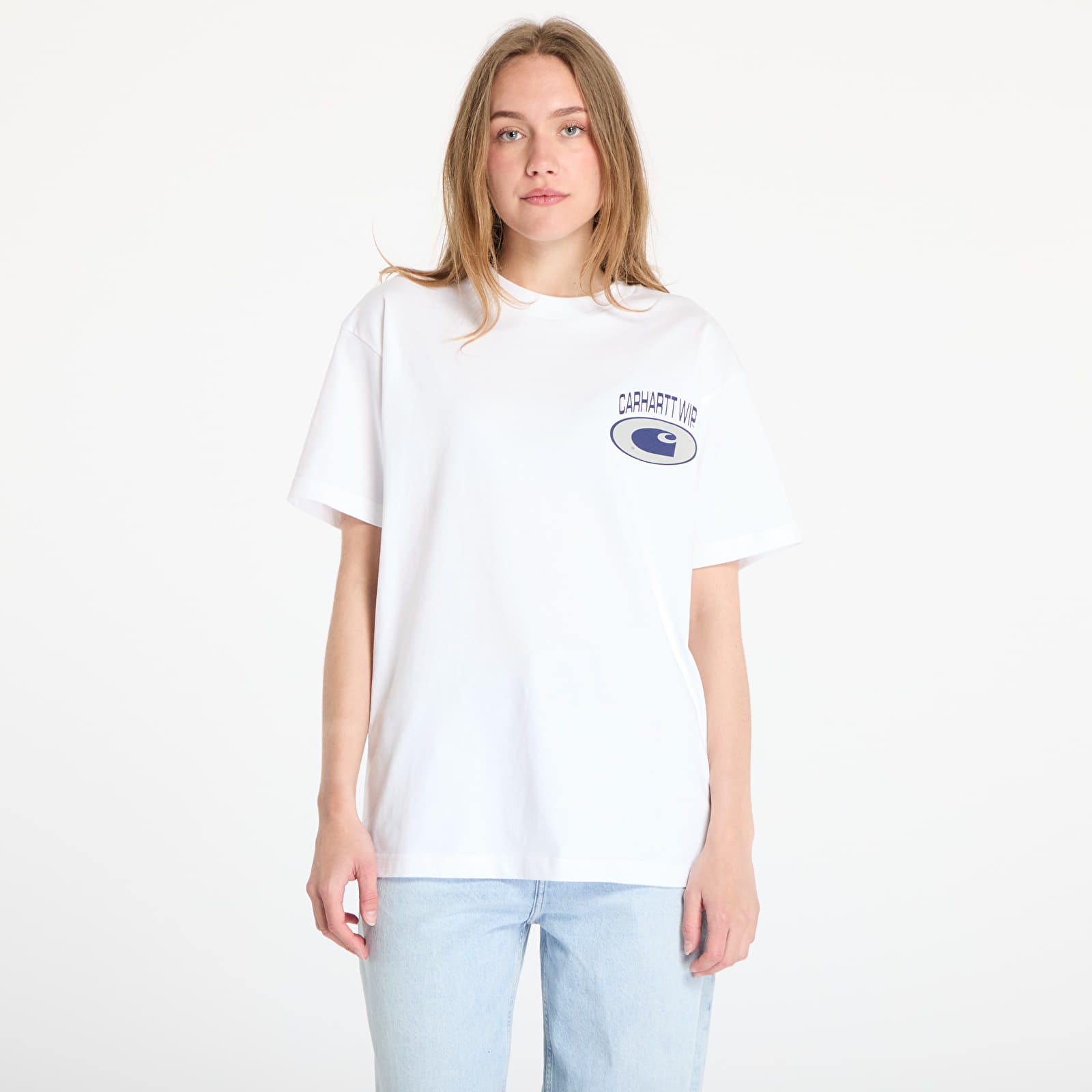 Camisetas hombre Carhartt WIP Shortsleeve Tire T-Shirt UNISEX White