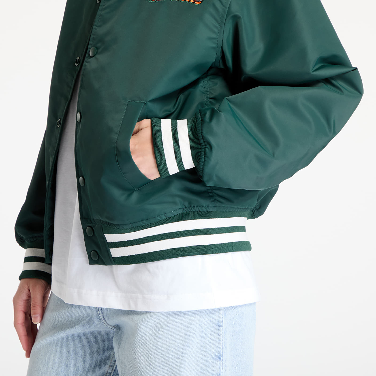 Chaquetas de hombre Carhartt WIP Flaming Ducks Bomber UNISEX Conifer/ Wax