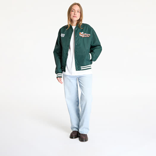 Carhartt WIP Flaming Ducks Bomber UNISEX Conifer/ Wax | Queens