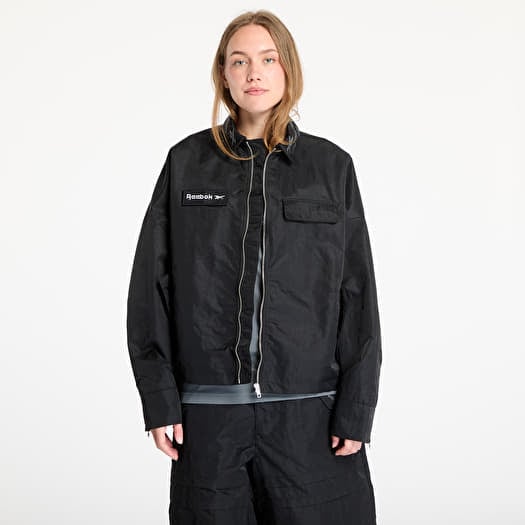 Reebok Zipped Overshirt UNISEX Washed Black