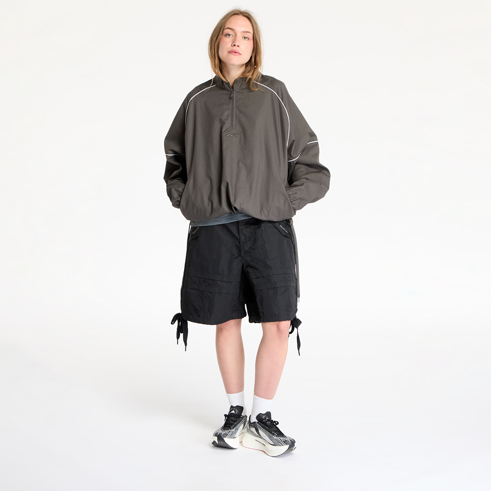 Herenjassen Reebok Track Jacket UNISEX Washed Black