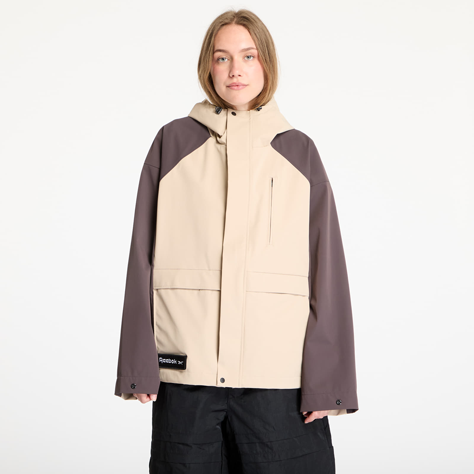 Men's jackets Reebok Utility Shell Jacket UNISEX Tan/ Unearthed Brown