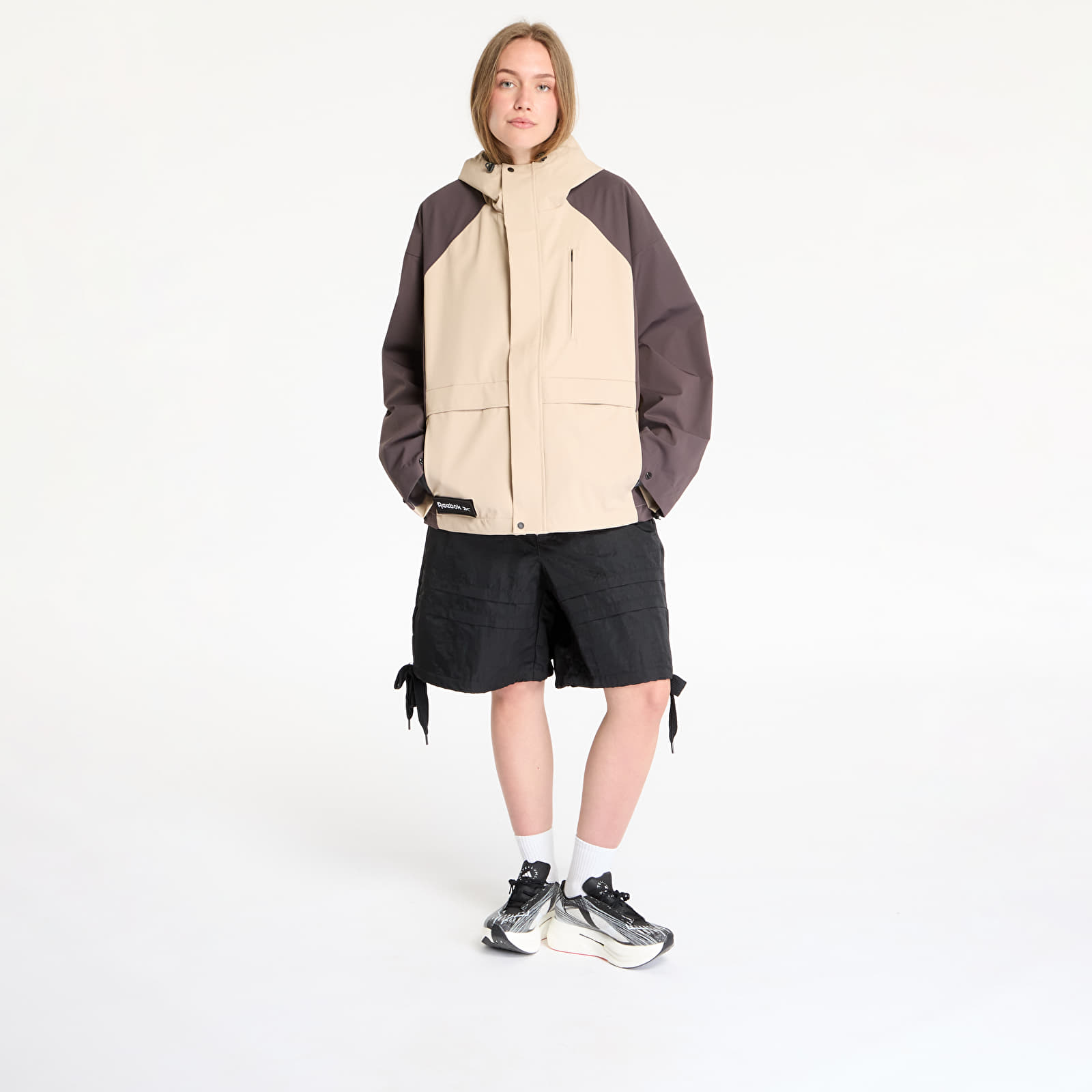 Men's jackets Reebok Utility Shell Jacket UNISEX Tan/ Unearthed Brown