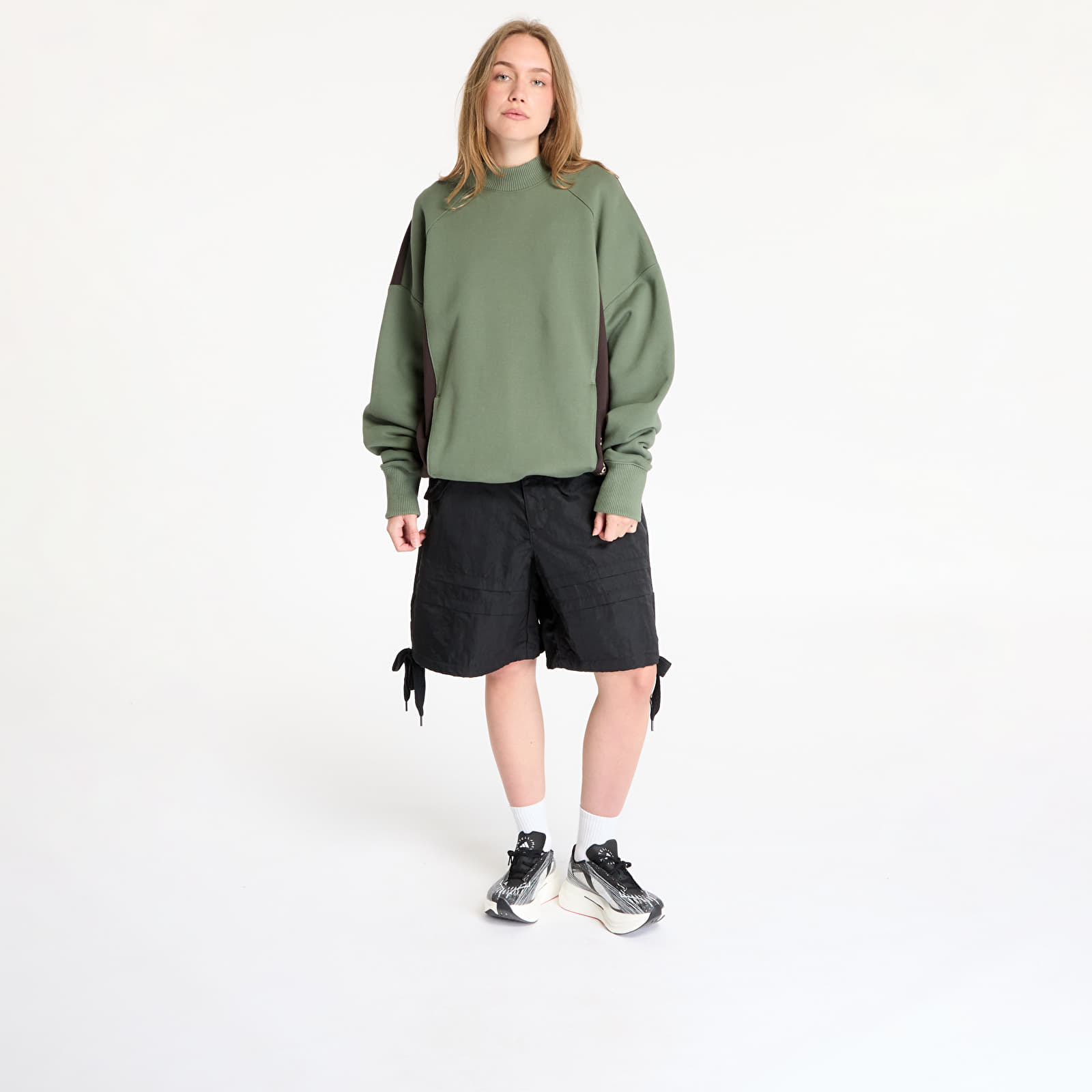Gensere for menn Reebok French Terry Crewneck UNISEX Breakaway Green/ Unearthed Brown