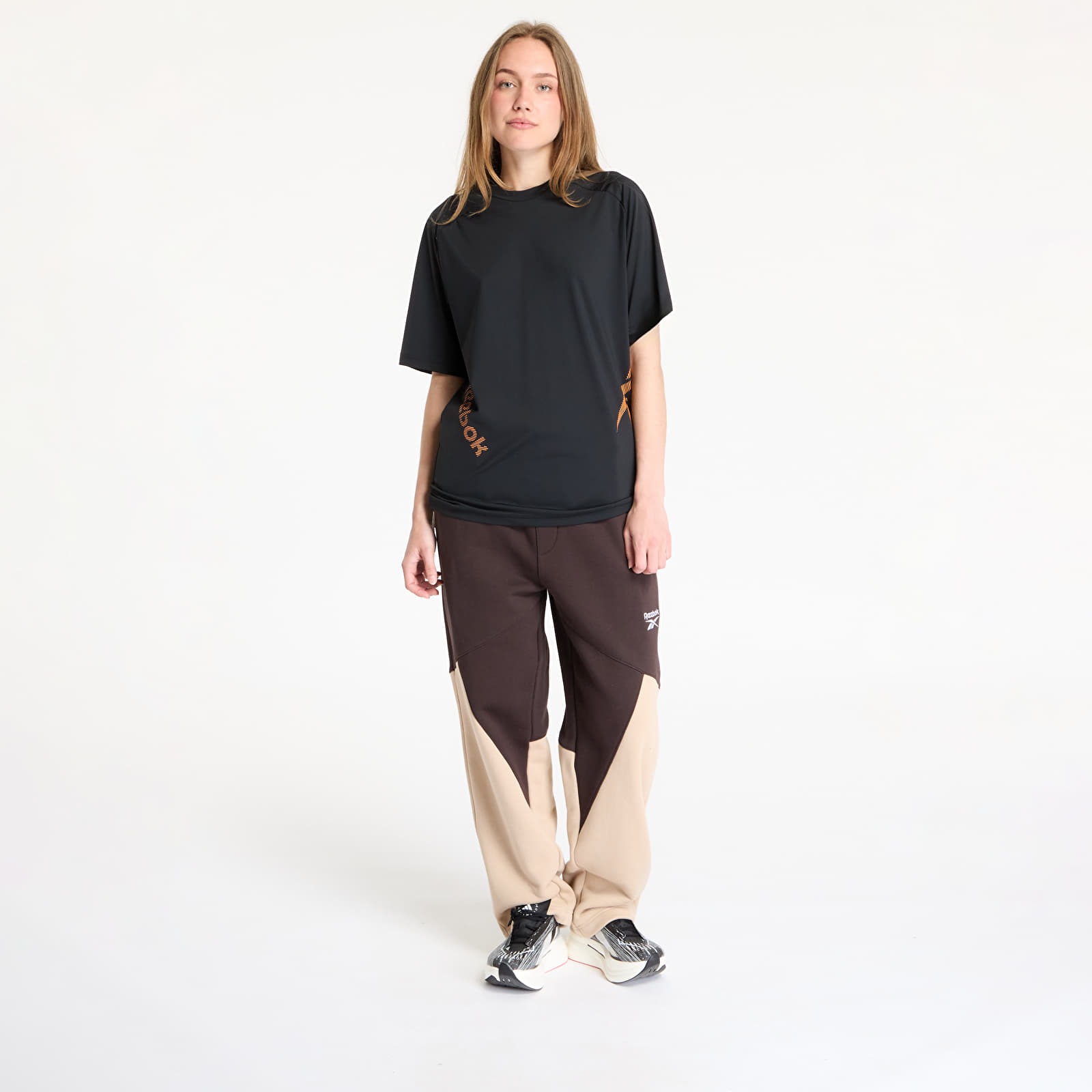 Pantalones de chándal para hombre Reebok Wide Leg Ft Unearthed Pants UNISEX Brown/ Tan