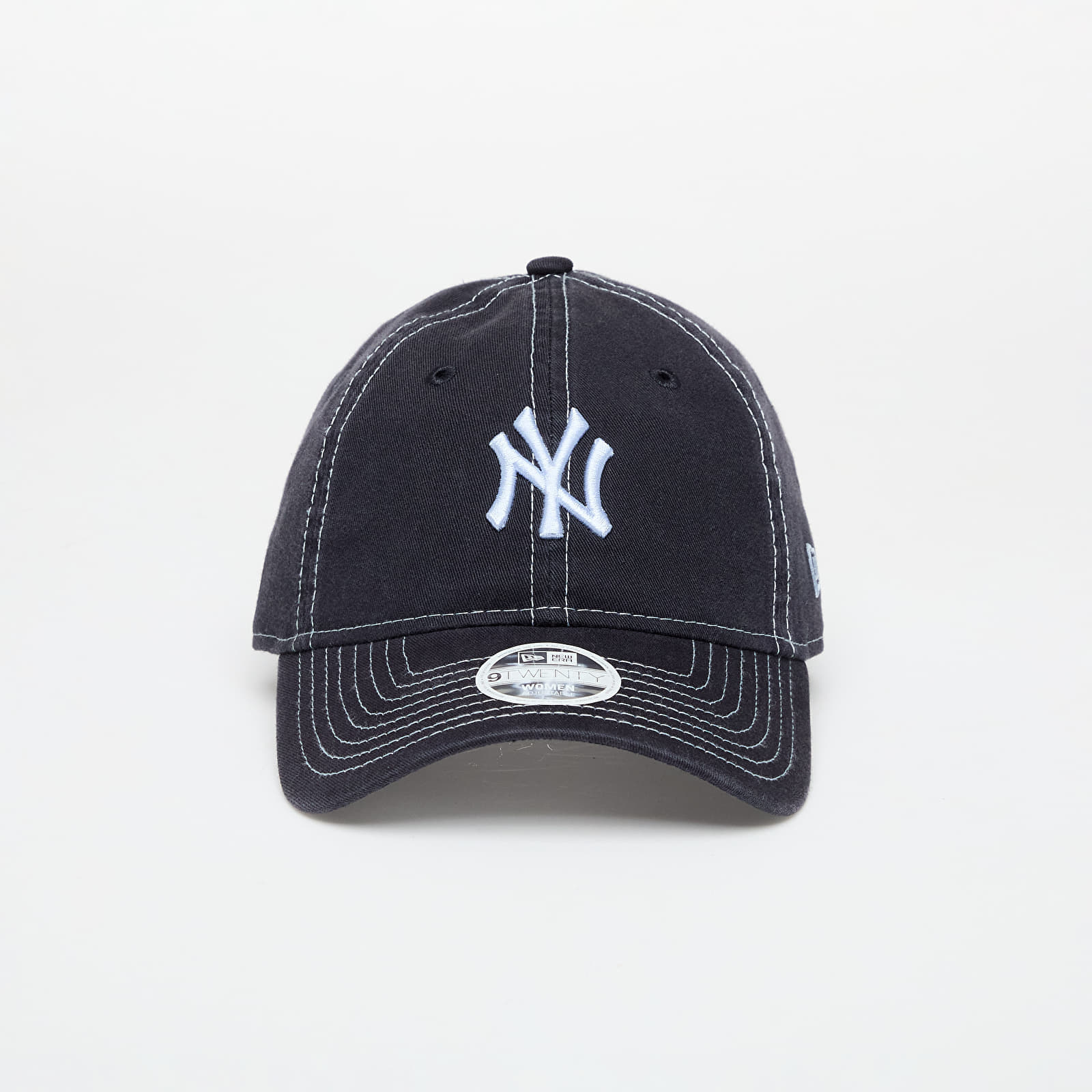 New Era New York Yankees 9TWENTY Contrast Stitch Adjustable Cap Navy/ Pab Universal
