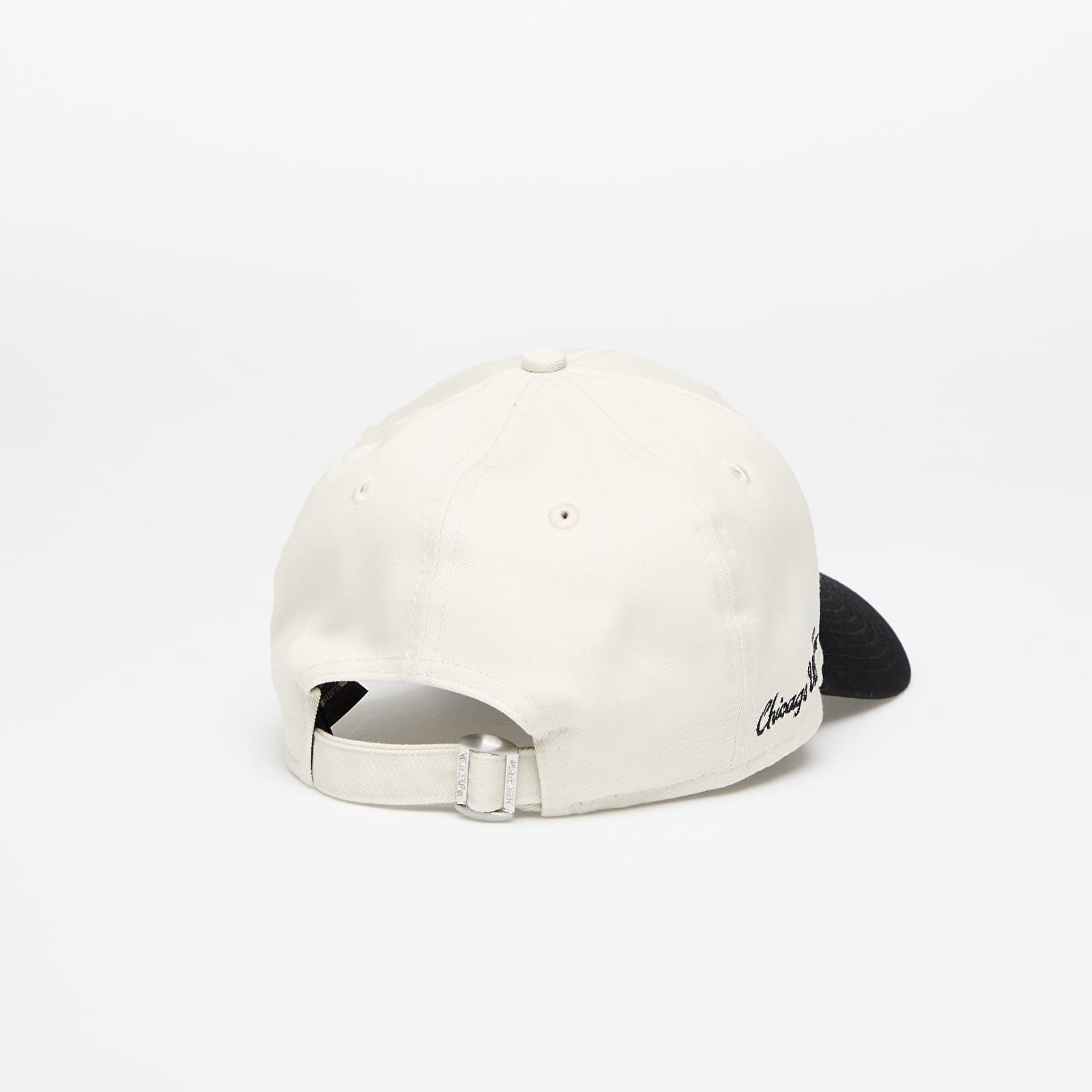 Gorras New Era Chicago White Sox 9FORTY Side Script Adjustable Cap Ivory/ Black