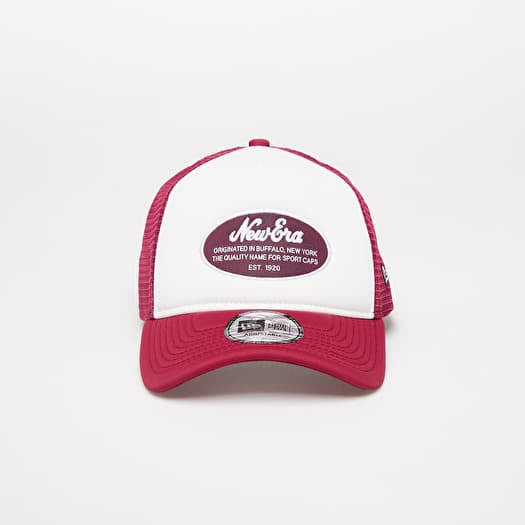 Cepure New Era 9FORTY Af  Oval Foam Patch Trucker Cap White/ Chj