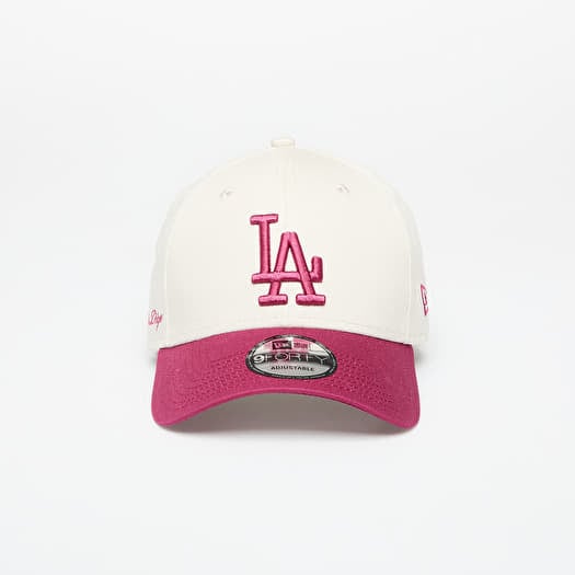 Kšiltovka New Era Los Angeles Dodgers 9FORTY Side Script Adjustable Cap Ivory/ Chj