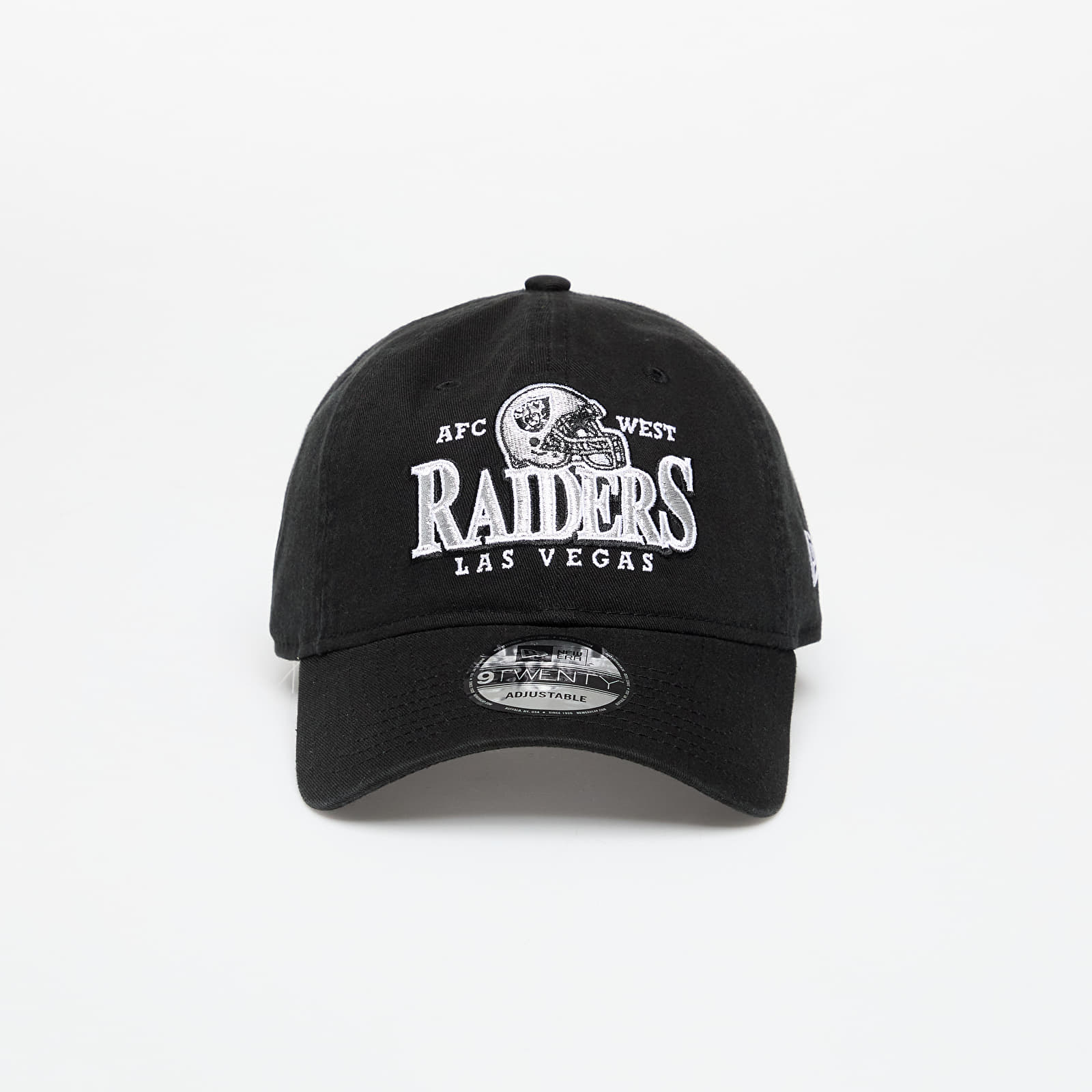 kape New Era Las Vegas Raiders Helmet 9TWENTY Adjustable Cap Black