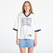 Nike Sportswear Street Women's Oversized Short-Sleeve Graphic Jersey Sail/ Armory Navy