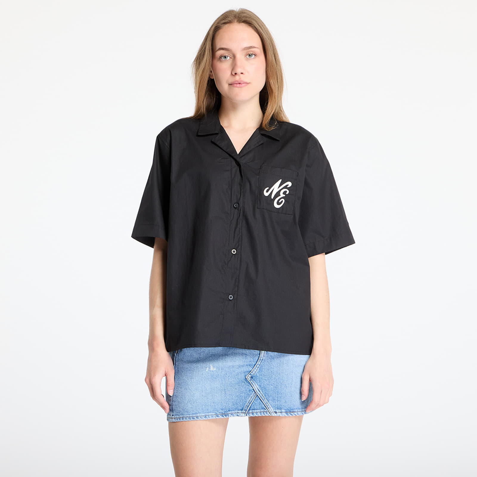 Camasa New Era Revere Shirt Black M
