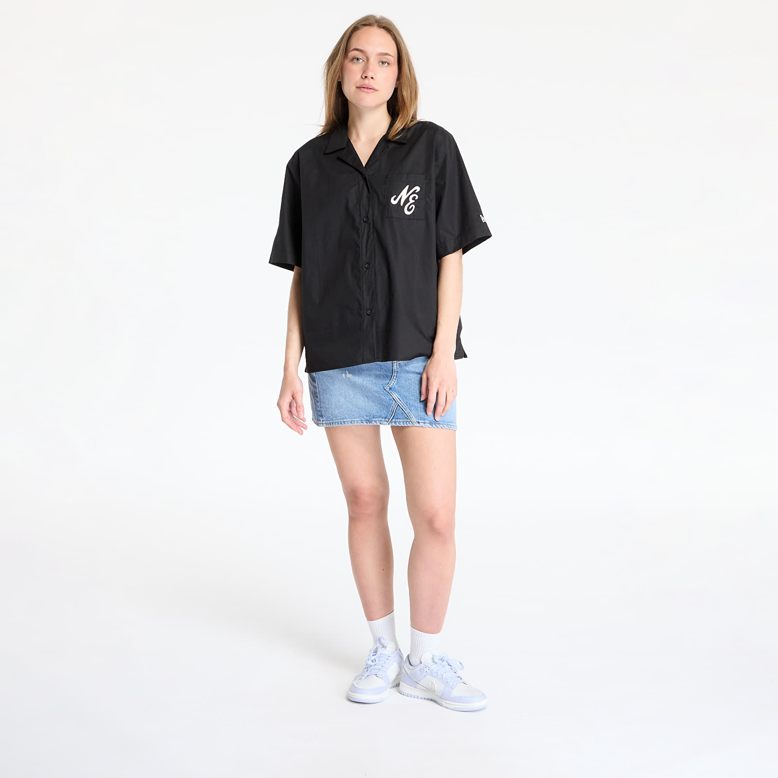 Chemises New Era Revere Shirt Black