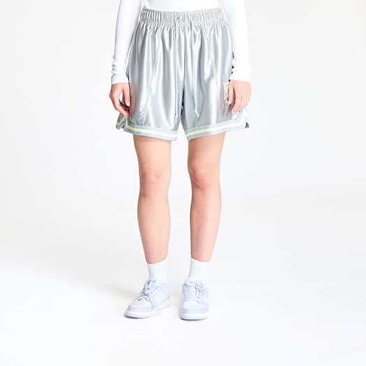 Szorty Nike Sportswear Women's Loose Mid-Rise Graphic Shorts Lt Smoke Grey/ Barely Volt/ Barely Volt