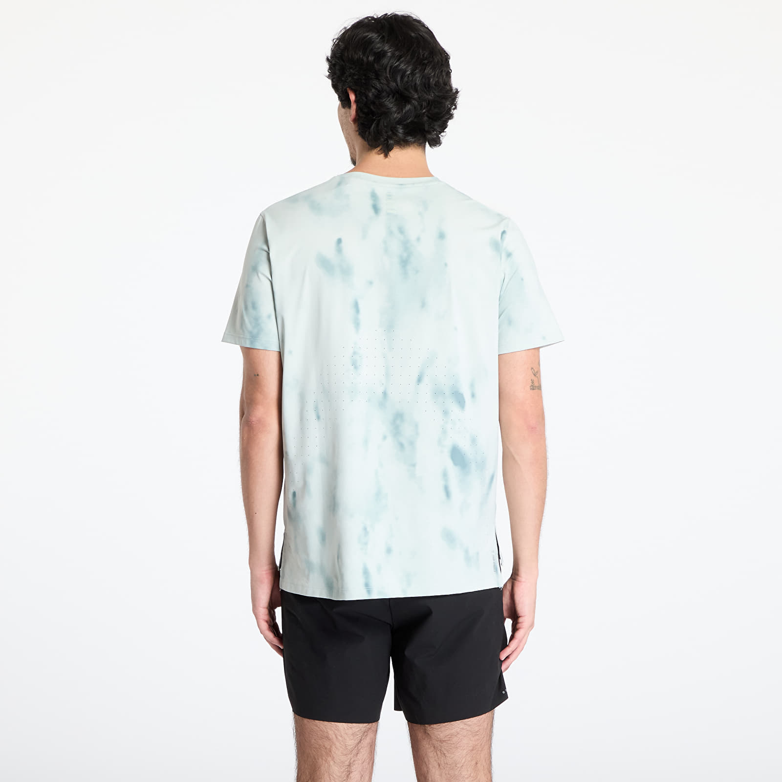 Men's T-shirts Under Armour Launch Elite PRT Short Sleeve Tee Green