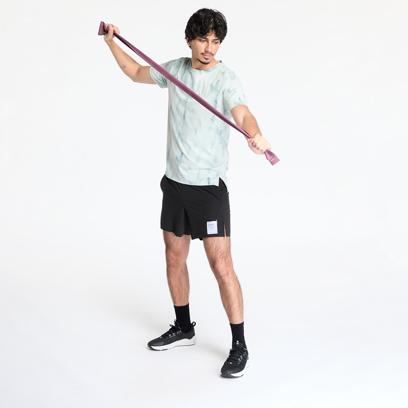 Men's T-shirts Under Armour Launch Elite PRT Short Sleeve Tee Green