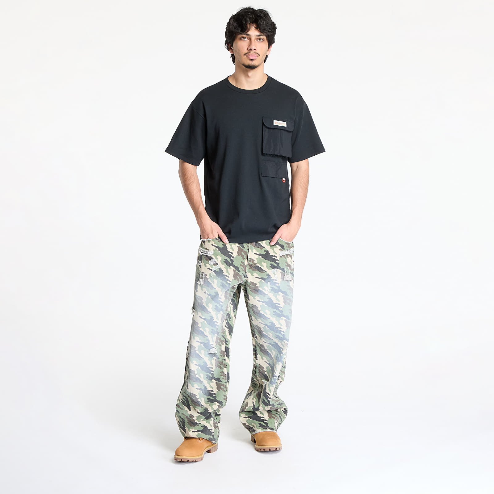 Moške majice Columbia Cove Beach™ Pocket Tee Black