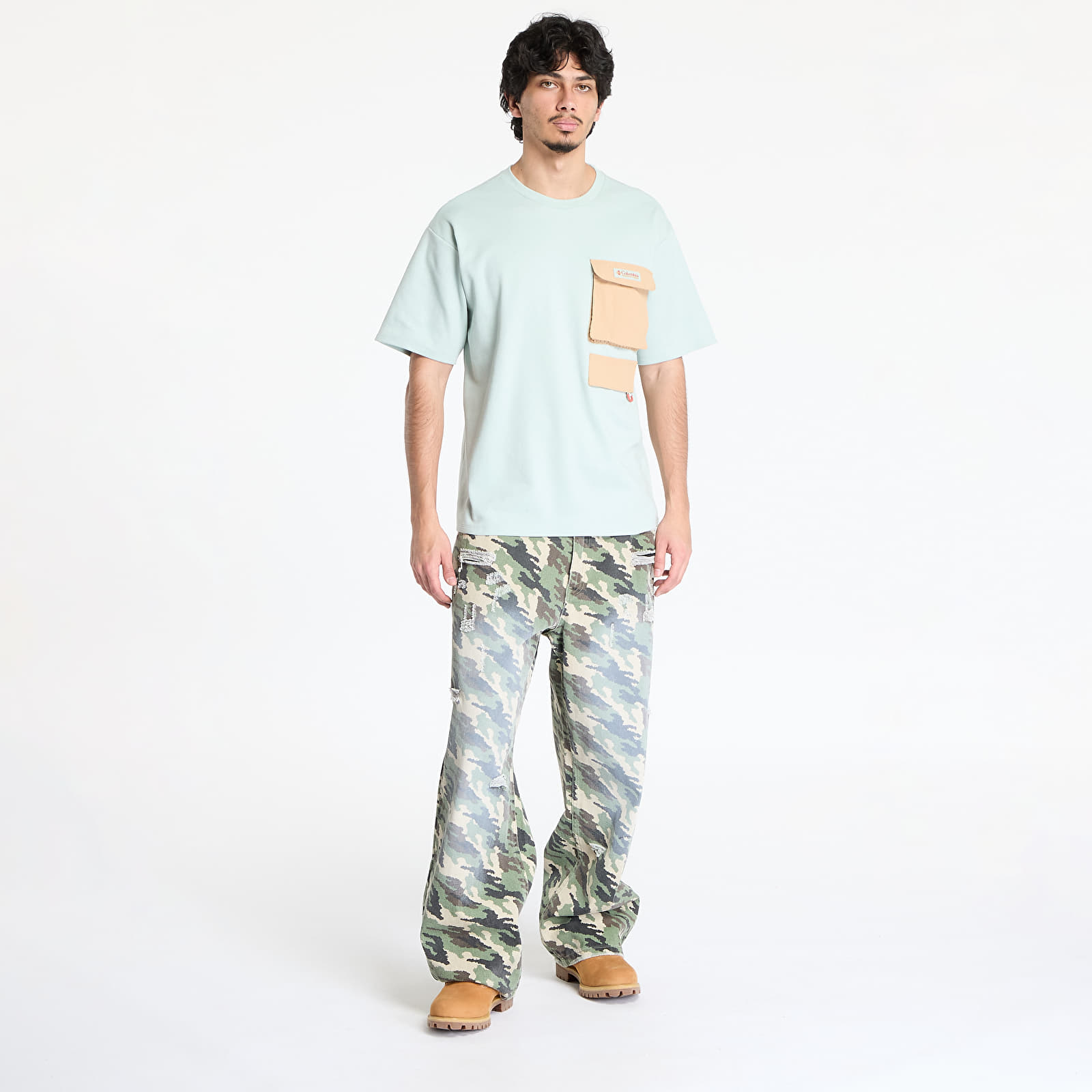 Мужские футболки Columbia Cove Beach™ Pocket Tee Cool Green/ Canoe
