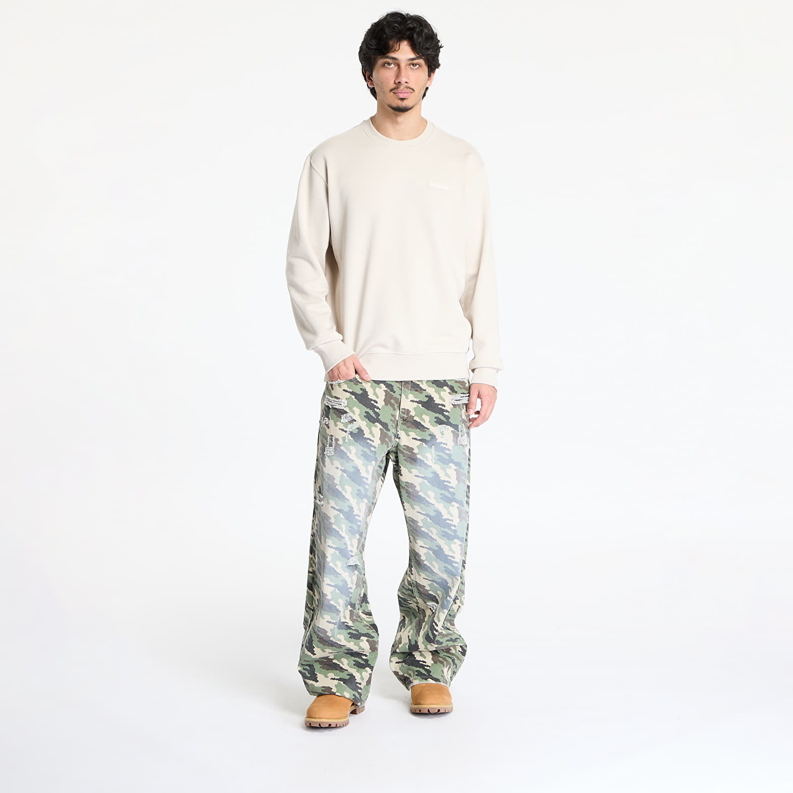 Sudaderas de hombre Columbia Marble Canyon™ French Terry Crew Dark Stone