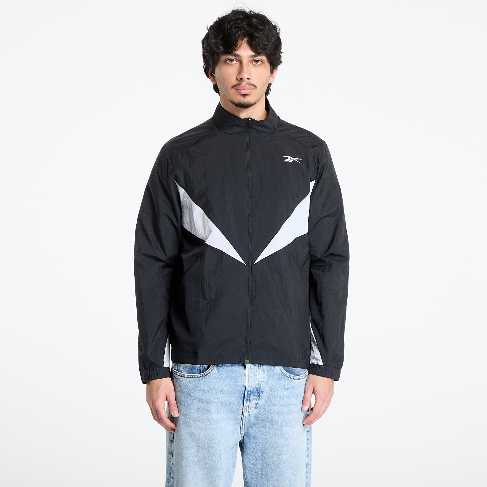 Men's windbreakers Reebok Basketball Track Top Black