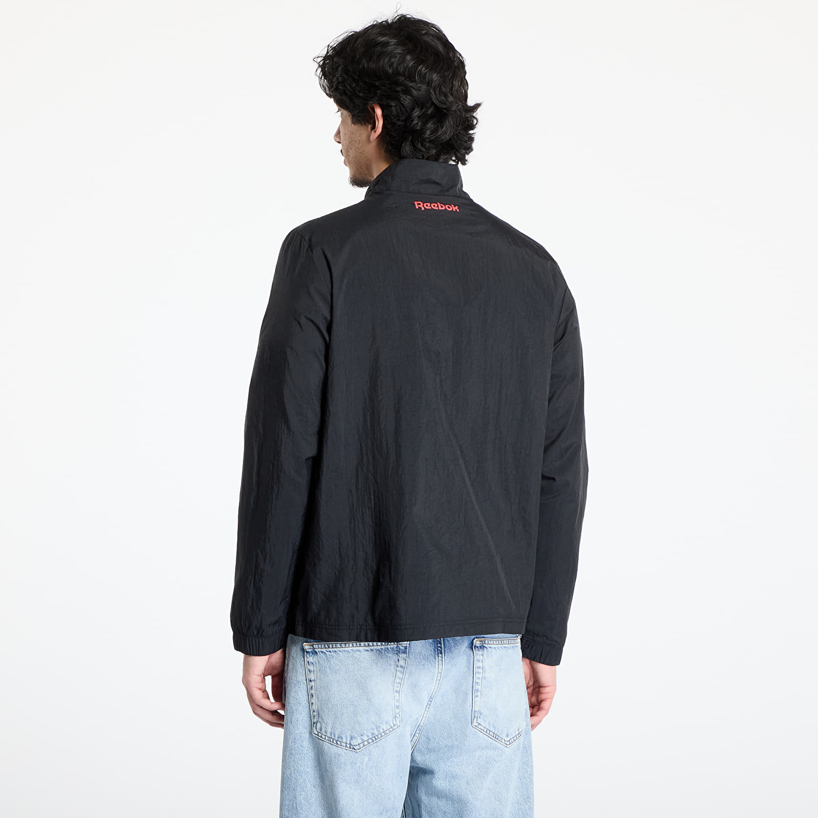 Men's windbreakers Reebok Basketball Track Top Black