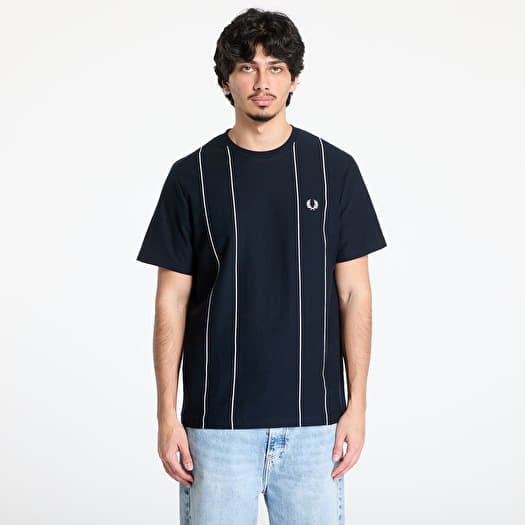 Тениска FRED PERRY Pinstripe T-Shirt Navy