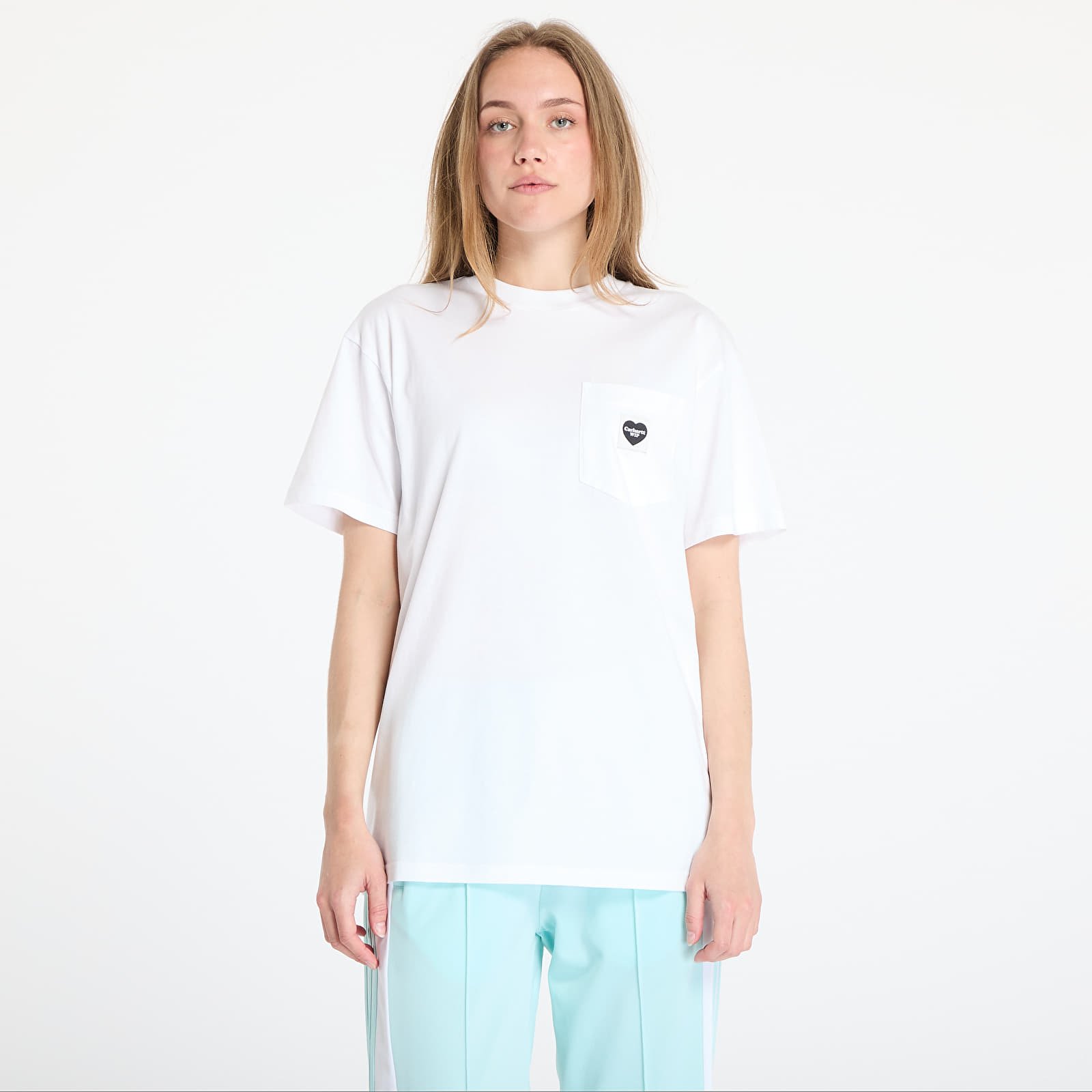 T-shirts Carhartt WIP S/S Pocket Heart T-Shirt White/ Black