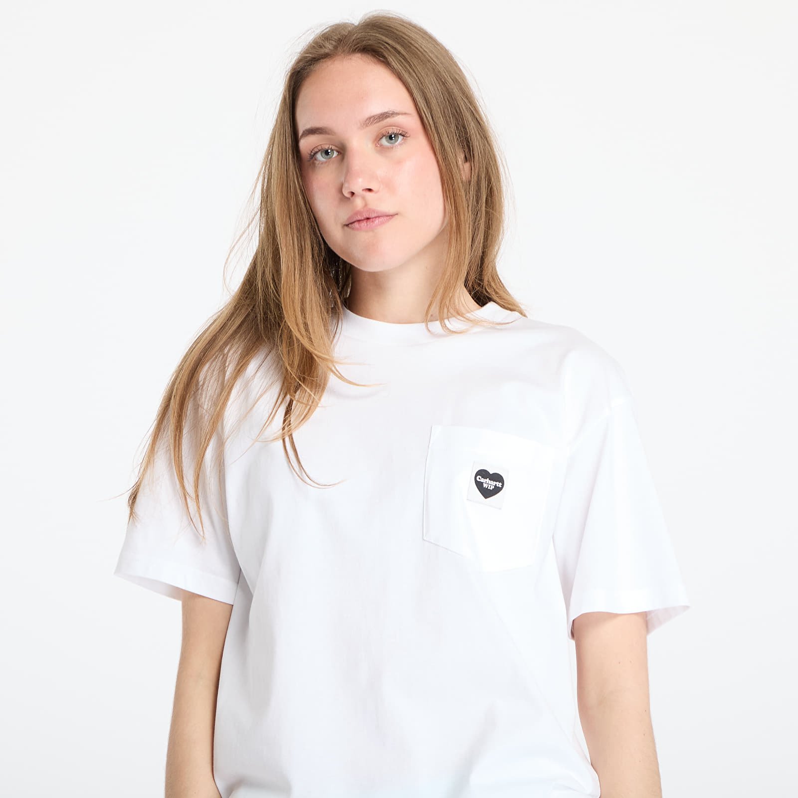 T-shirts Carhartt WIP S/S Pocket Heart T-Shirt White/ Black