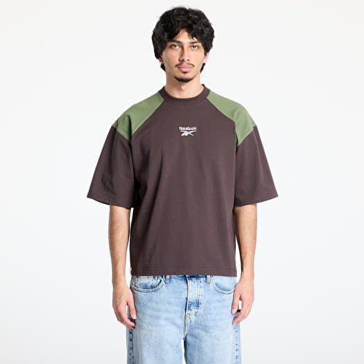 T-paita Reebok Cotton Shortsleeve T-Shirt UNISEX Unearthed Brown/ Breakaway Green
