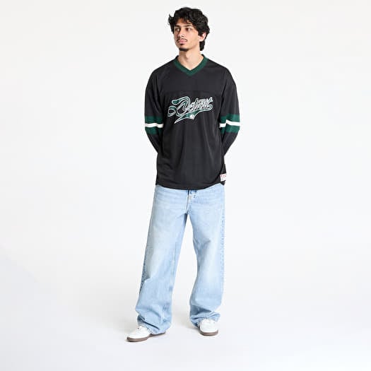 [CARHARTTWIP] L/S DETROIT MESH T-SHIRT ★大人気★ Carhartt WIP L/S Detroit Mesh T-Shirt, Black / Conifer / Wax