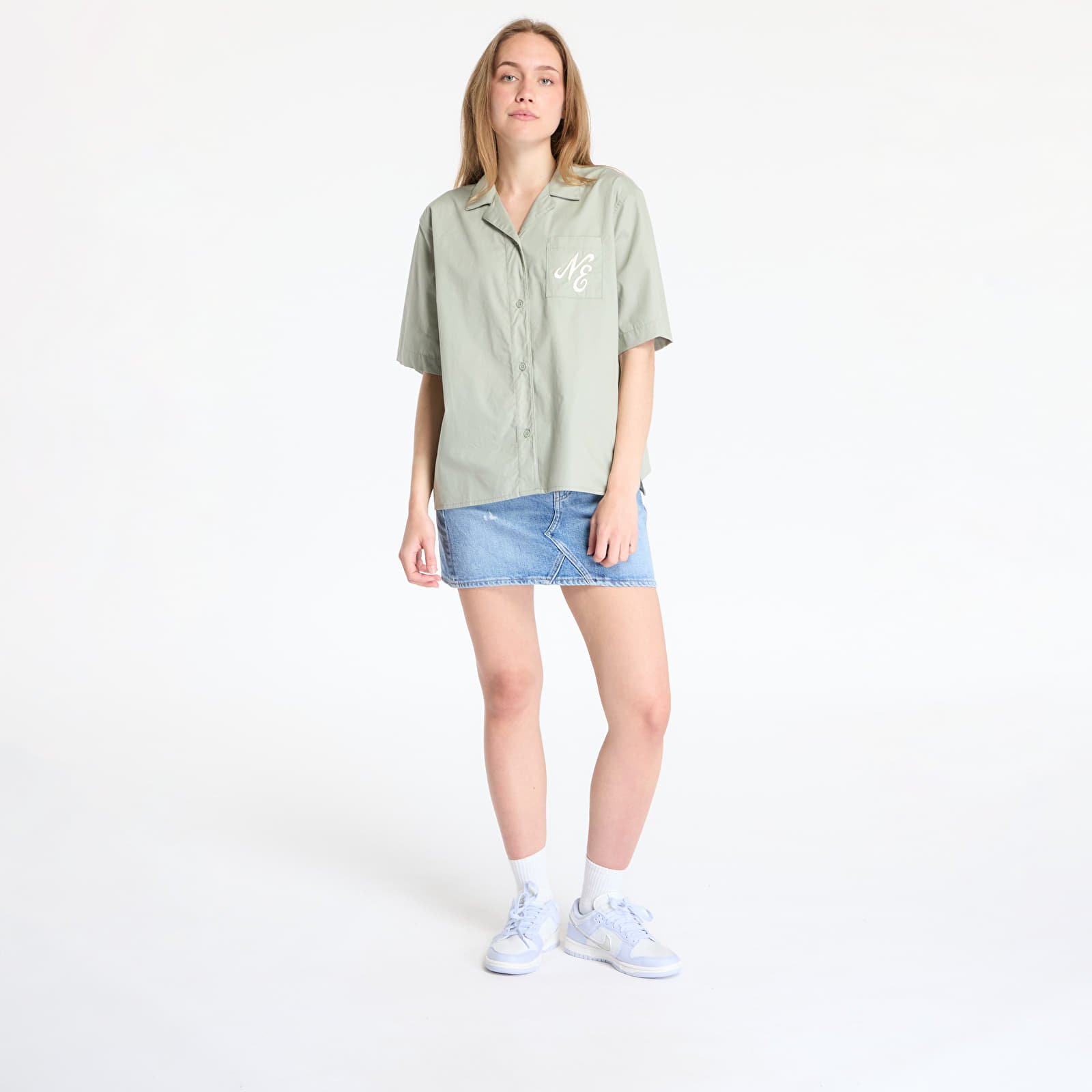 Naiste särgid New Era Revere Shirt Green