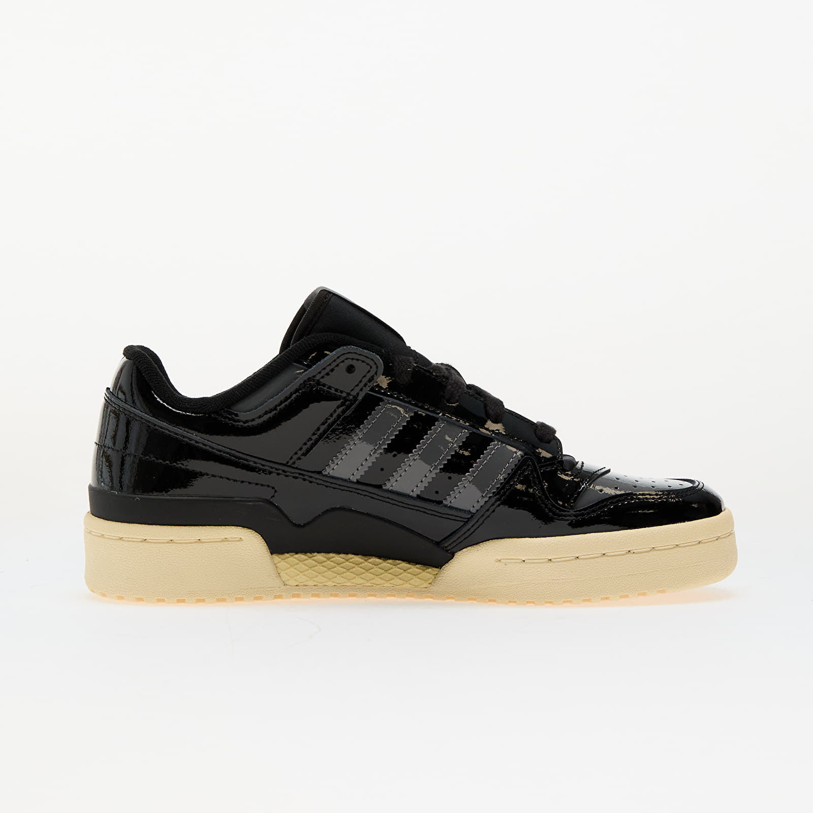 Sneakers und Schuhe für Frauen adidas Forum Low Cl W Core Black/ Grey Four/ Easy Yellow