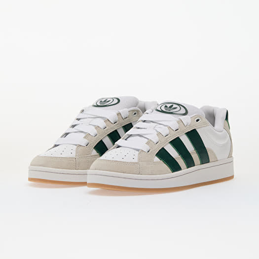 adidas gazelle silver green womens Adidas Campus 00s Shoes - Dark Green / FTWR White / Off White main image 1