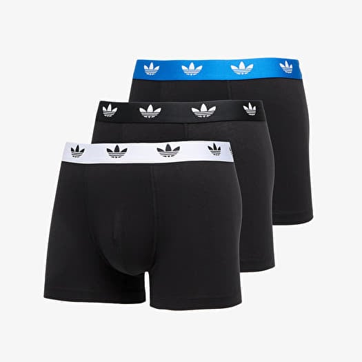 adidas Comfort Flex Cotton Trunk 3-Pack Black