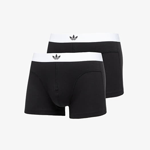 adidas Comfort Flex Cotton - Body Lines Trunk 2-Pack Black