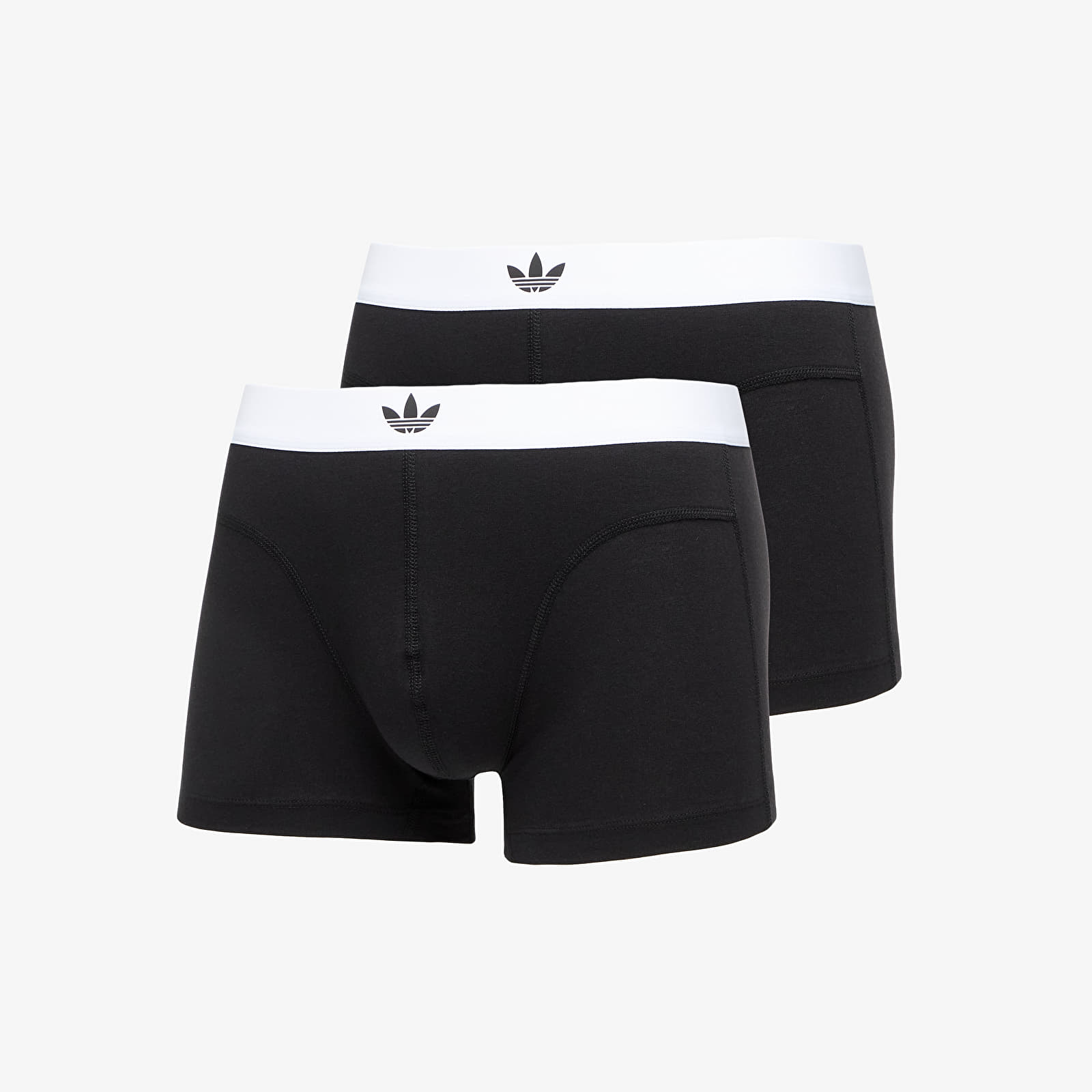 Boksarice  adidas Comfort Flex Cotton - Body Lines Trunk 2-Pack Black