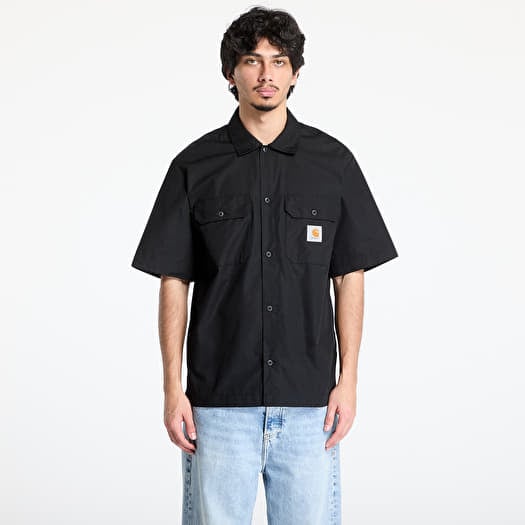 Cămașă Carhartt WIP Short Sleeve Craft Shirt UNISEX Black