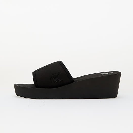 Calvin Klein Jeans Beach Wedge Slide Ca Black