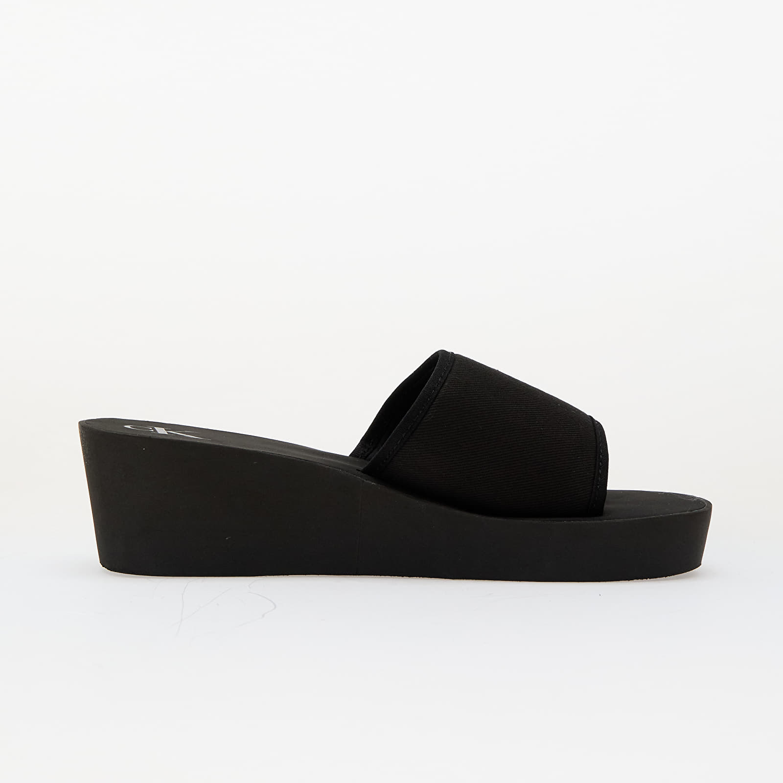 Ženske superge in čevlji Calvin Klein Jeans Beach Wedge Slide Ca Black