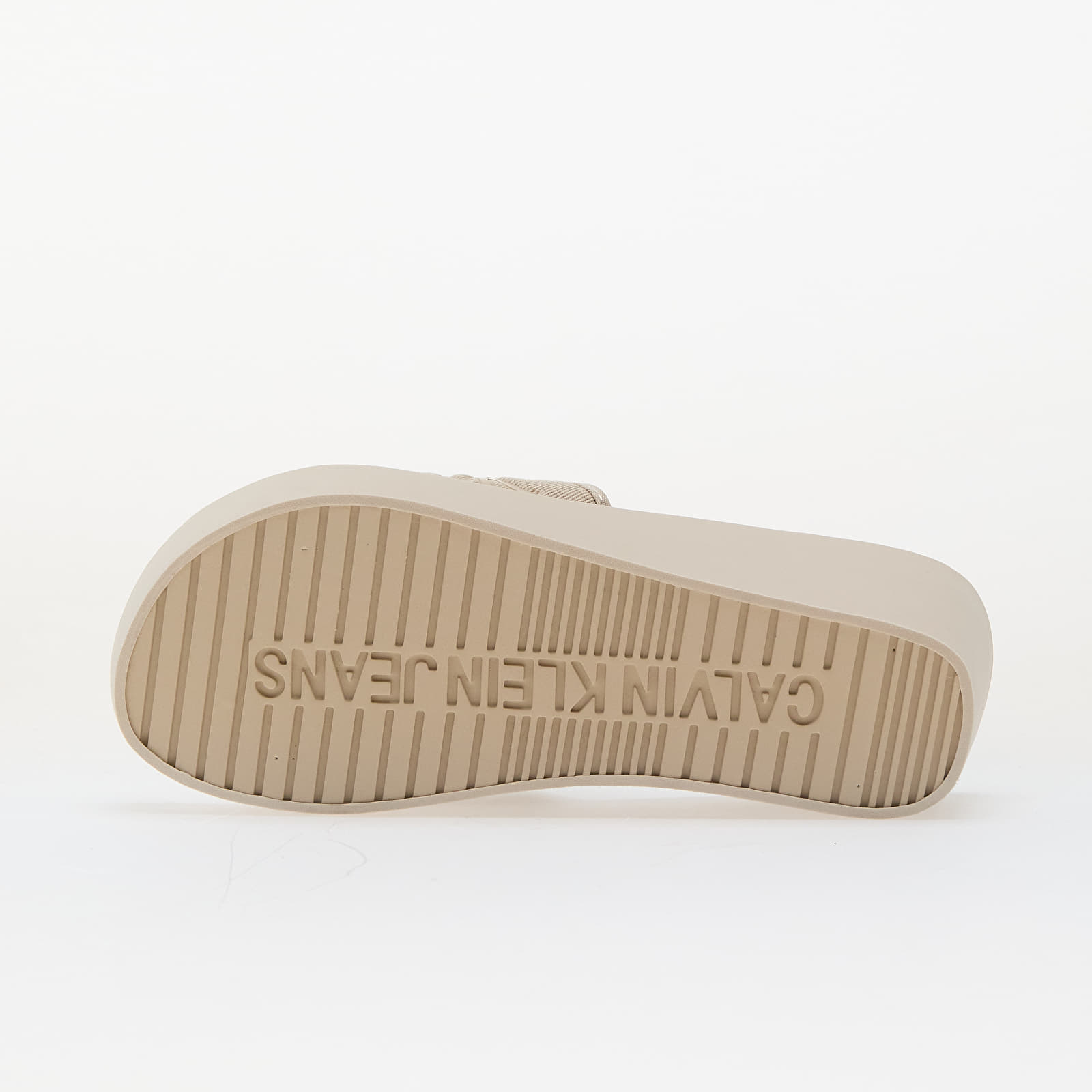 Ženske superge in čevlji Calvin Klein Jeans Beach Wedge Slide Ca Beige