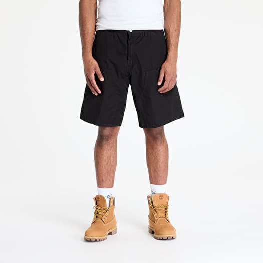 Shorts Carhartt WIP Double Knee Short Black Rinsed