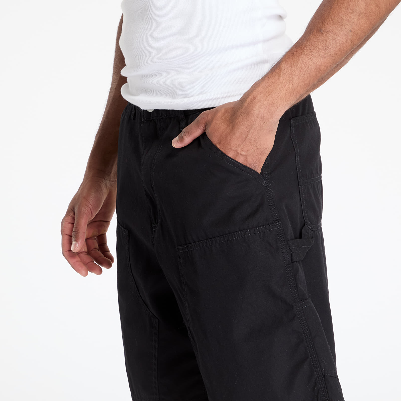 Men's shorts Carhartt WIP Double Knee Short Black Rinsed