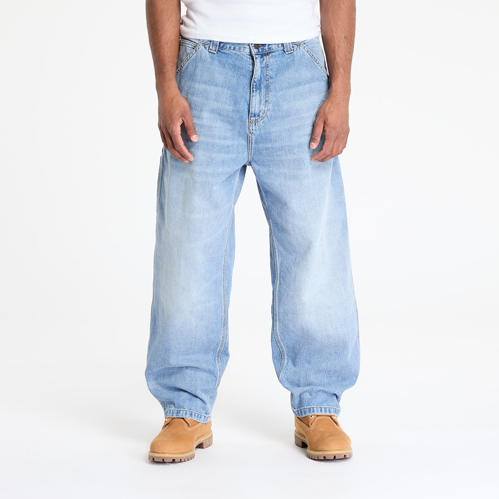 Meeste teksad Carhartt WIP OG Single Knee Pant Blue Burst Washed