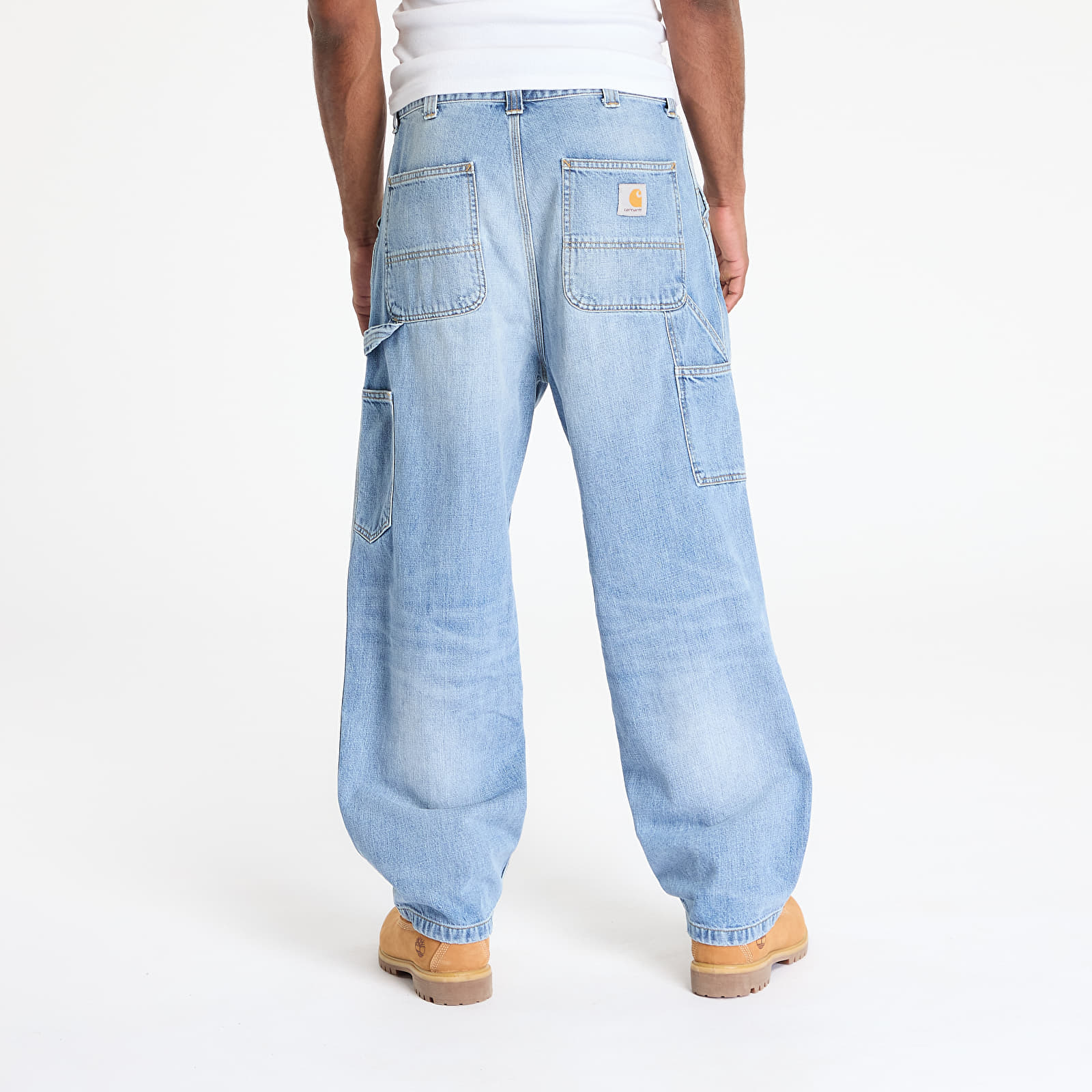 Meeste teksad Carhartt WIP OG Single Knee Pant Blue Burst Washed