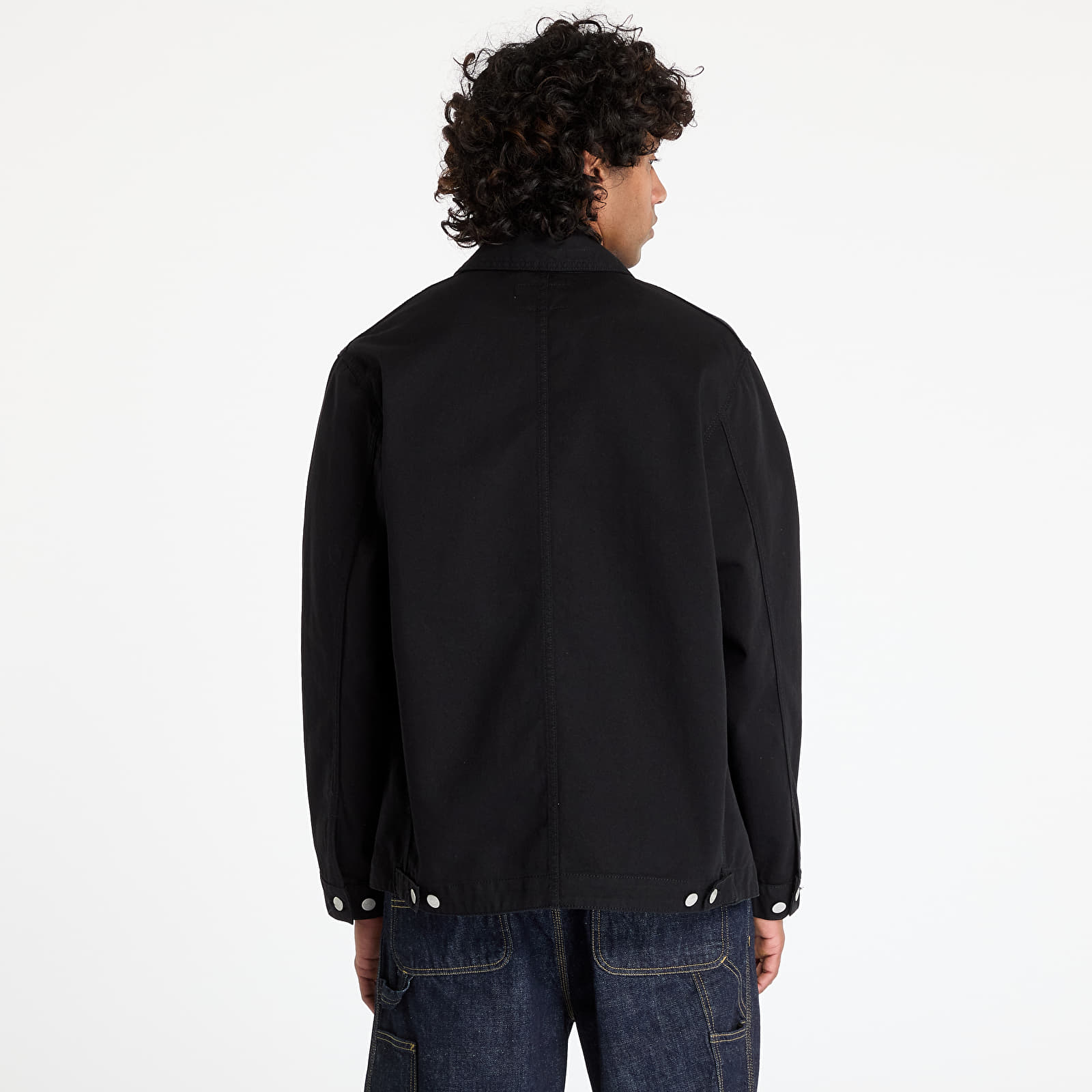 Men's jackets and coats Carhartt WIP Drewe Chore Coat UNISEX Black Rinsed