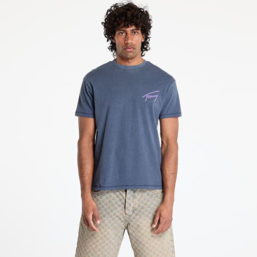 Majica Tommy Jeans Relaxed Faded Graphic Tee Blue