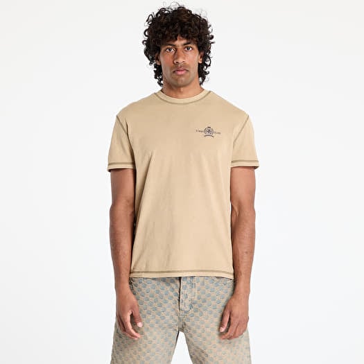 Majica Tommy Jeans Regular Small Tonal Tee Beige