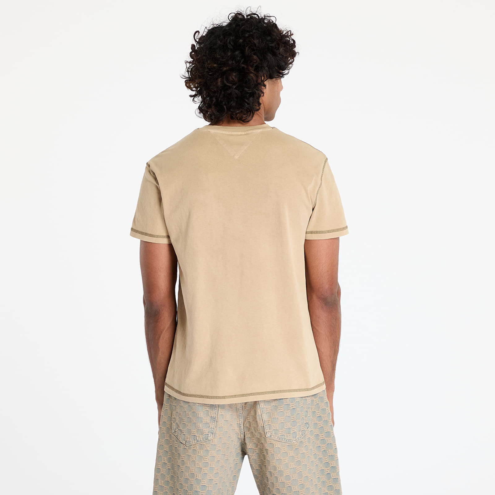 Men's T-shirts Tommy Jeans Regular Small Tonal Tee Beige